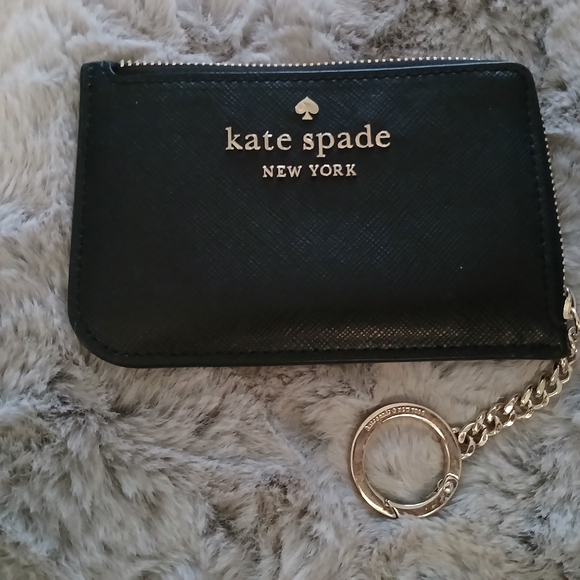 Kate spade zip around card holder with keychain - Picture 1 of 3